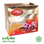 دمنوش زعفرانی سحرخیز - 12 عددی  دارای نشان (ITQI)از موسسه عطر و طعم برتر دنیا thumb 1