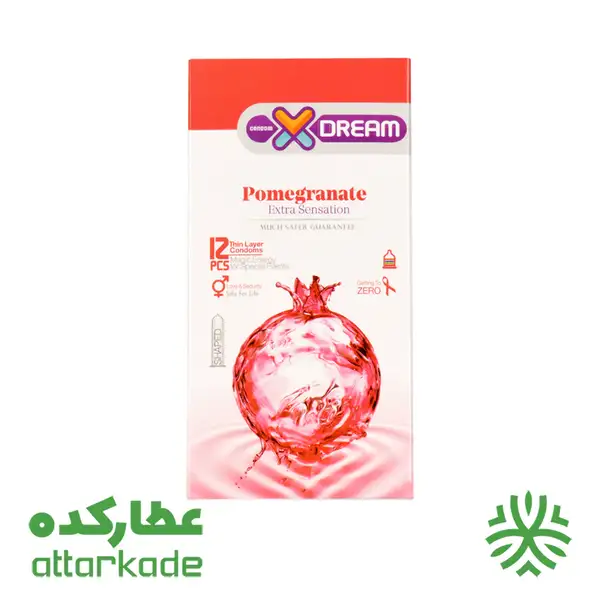 کاندوم تنگ کننده ایکس دریم Pomegranate